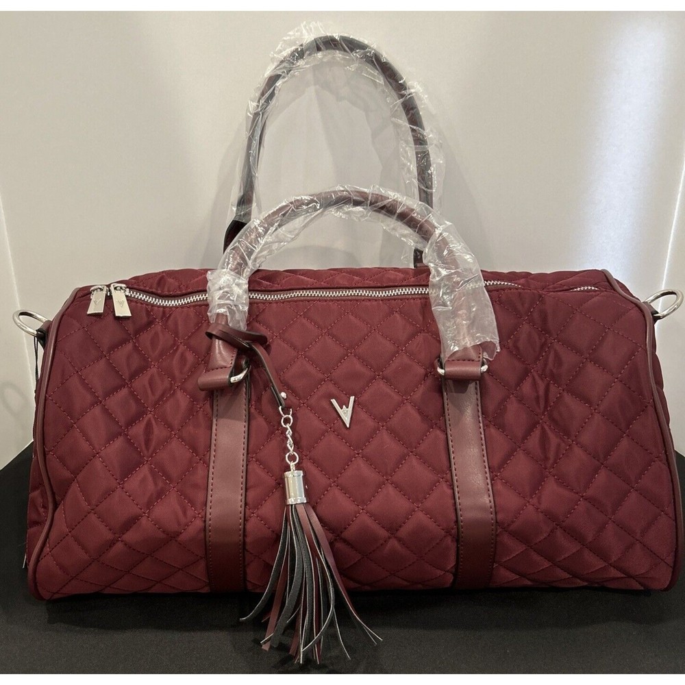 Vanessa Williams Quilted Duffle Bag, New With Tags